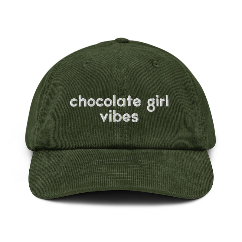 Chocolate Girl Vibes Corduroy hat