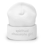 Spiritual Chocolate Girl Cuffed Beanie