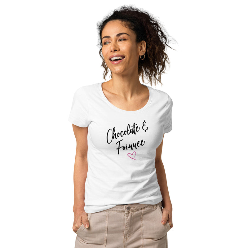 Chocolate & FIONE - Women’s basic organic t-shirt