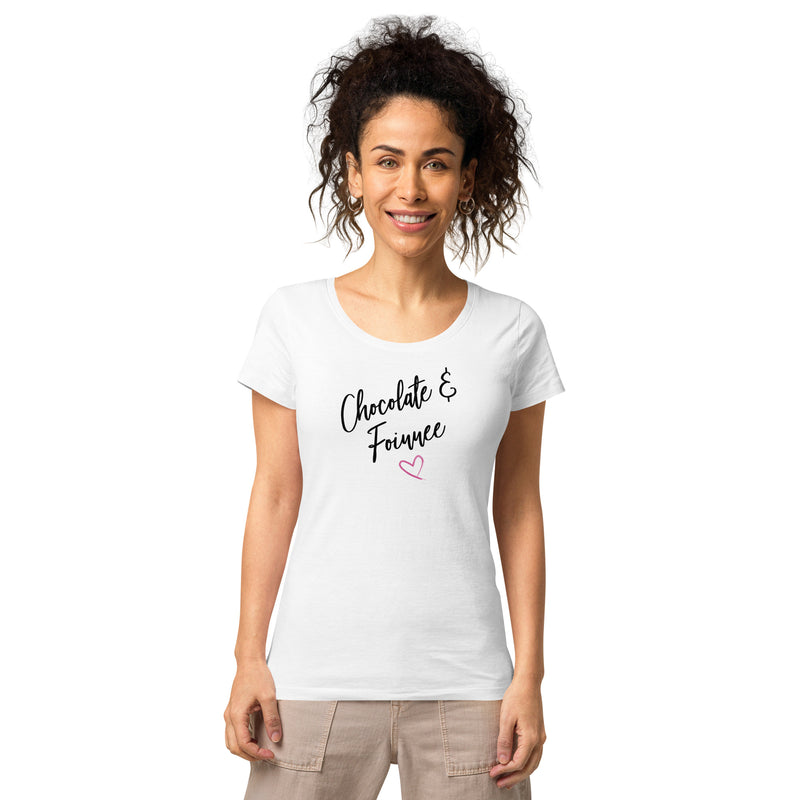 Chocolate & FIONE - Women’s basic organic t-shirt