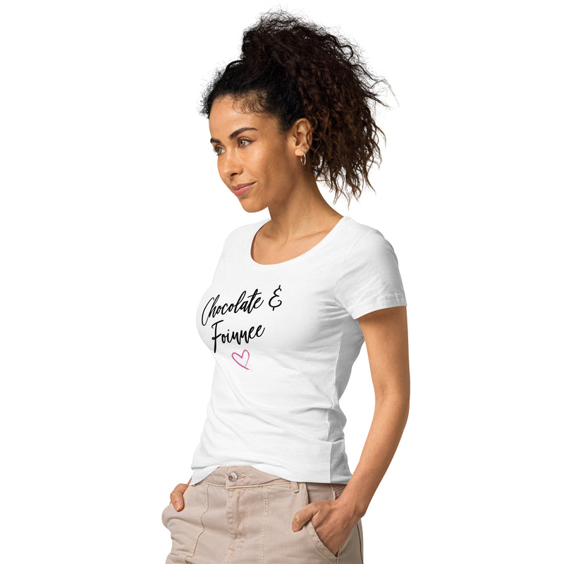 Chocolate & FIONE - Women’s basic organic t-shirt