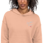 Chocolate & Foine Crop Hoodie