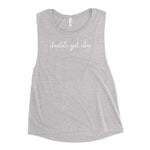 Chocolate Girl Vibes Ladies’ Muscle Tank